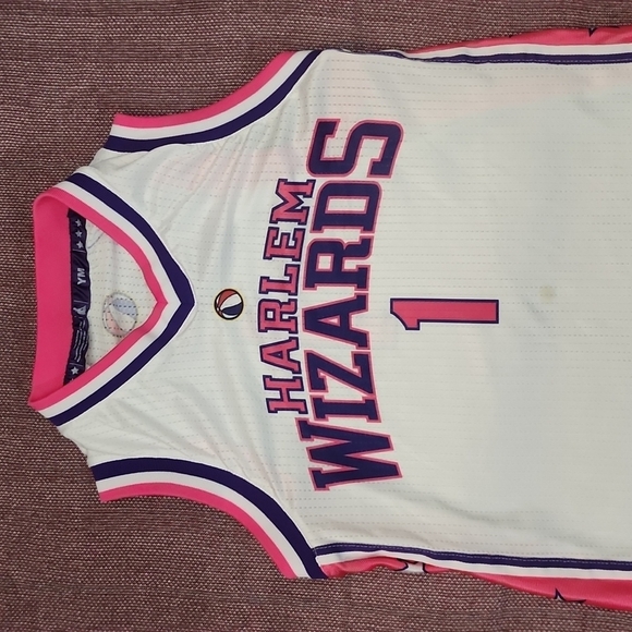 Harlem Wizards - Whiz Kid #1 - Signed Jersey - Size Kids Youth Medium - Picture 2 of 9